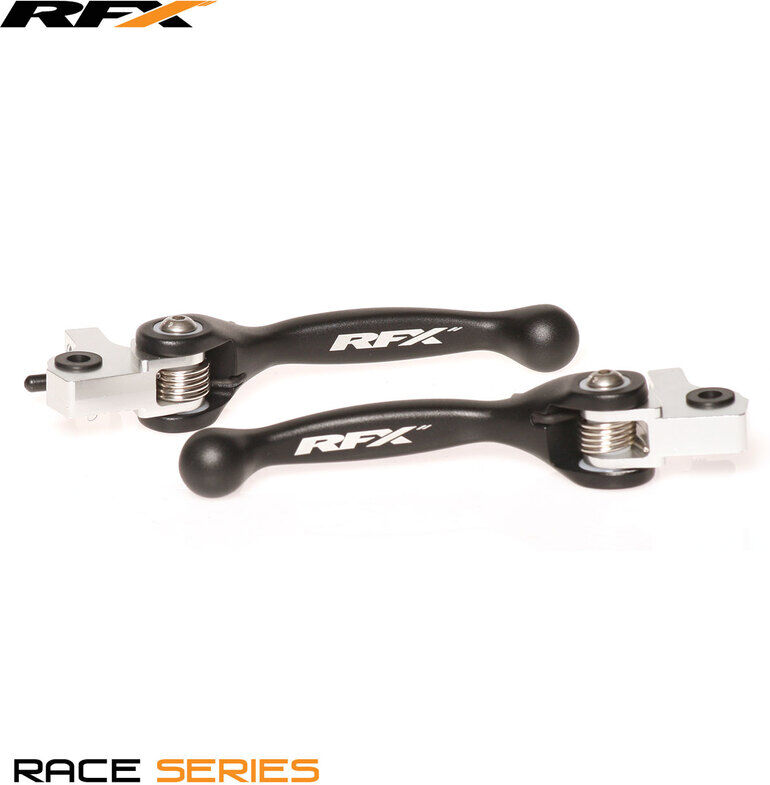 RFX Juego de manetas flexibles forjadas Brembo (Negro) -