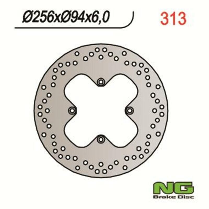 NG BRAKE DISC NG BRAKES Disco de freno fijo redondo -