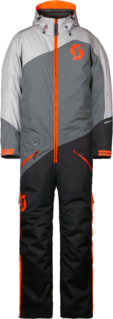 Scott DS Dryo Junior Traje de moto de nieve juvenil de una pieza - Gris Naranja