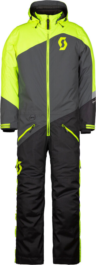 Scott DS Dryo Junior Traje de moto de nieve juvenil de una pieza - Gris Amarillo (L)