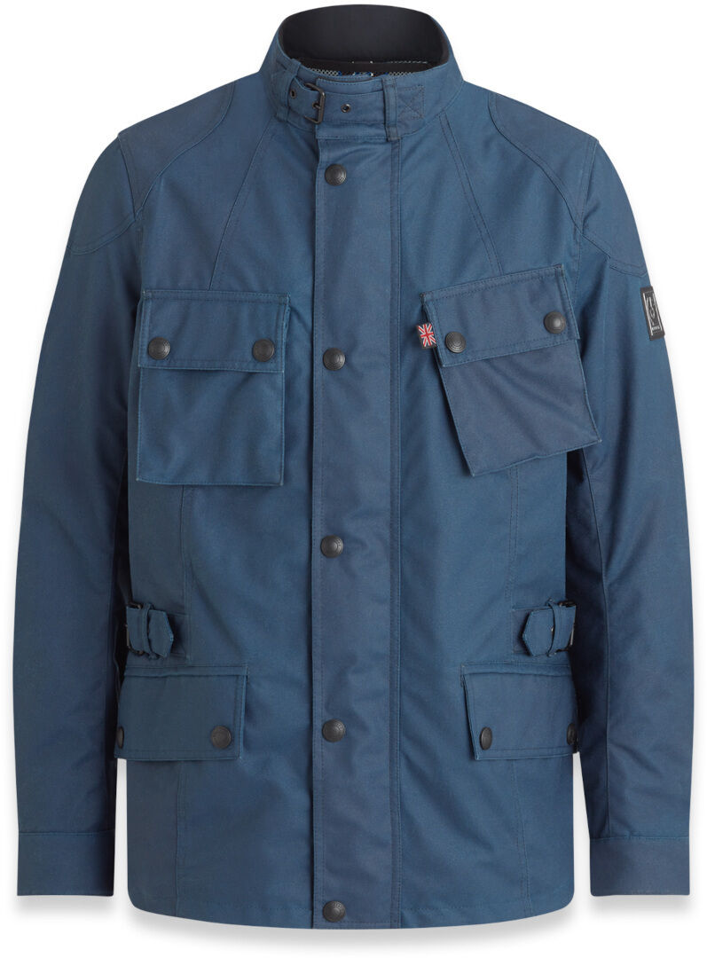 Belstaff Stealth Crosby chaqueta textil impermeable para motocicletas - Azul (2XL)