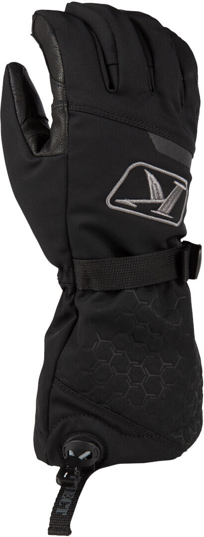 Klim PowerXross Gauntlet Guantes para motos de nieve - Negro (L)