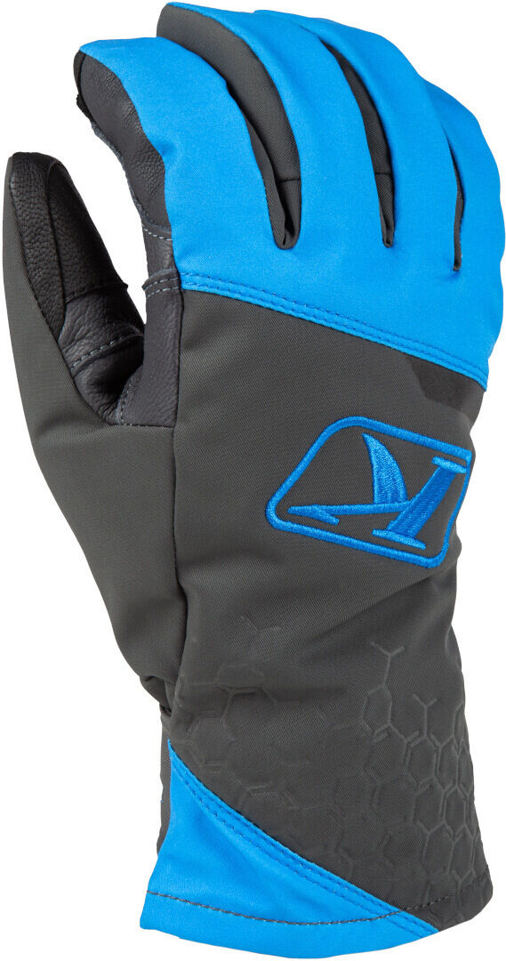 Klim PowerXross Guantes para motos de nieve - Gris Azul (L)