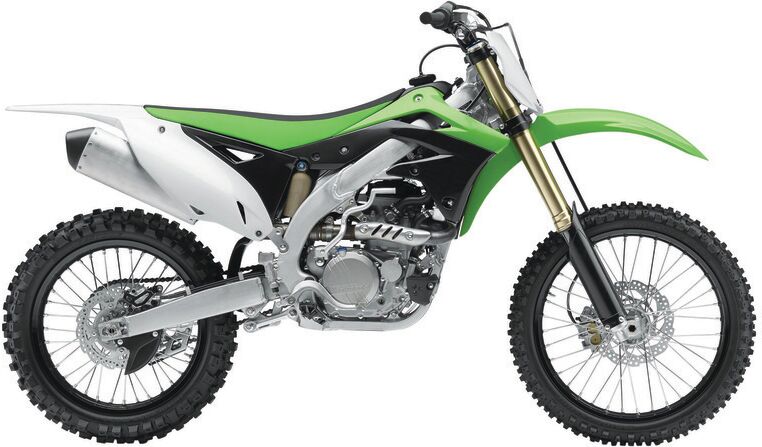 POLISPORT Radiador de color original branquias verde/negro Kawasaki KX450F -