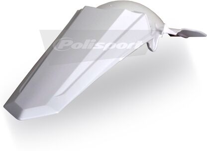 POLISPORT Guardabarros trasero blanco Yamaha YZ250F -