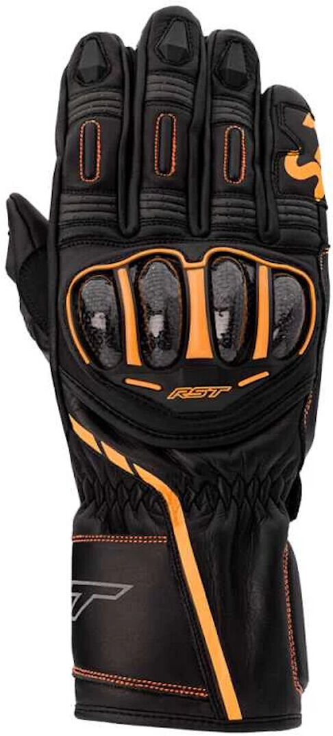 RST S1 Guantes de motocicleta - Negro Naranja