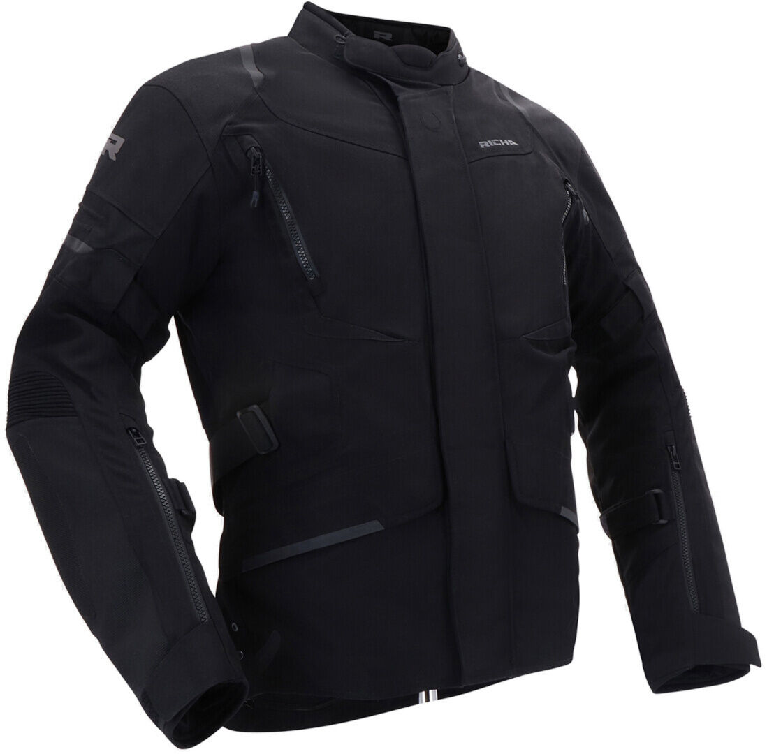 Richa Cyclone 2 Gore-Tex chaqueta textil impermeable para motocicletas - Negro (L)