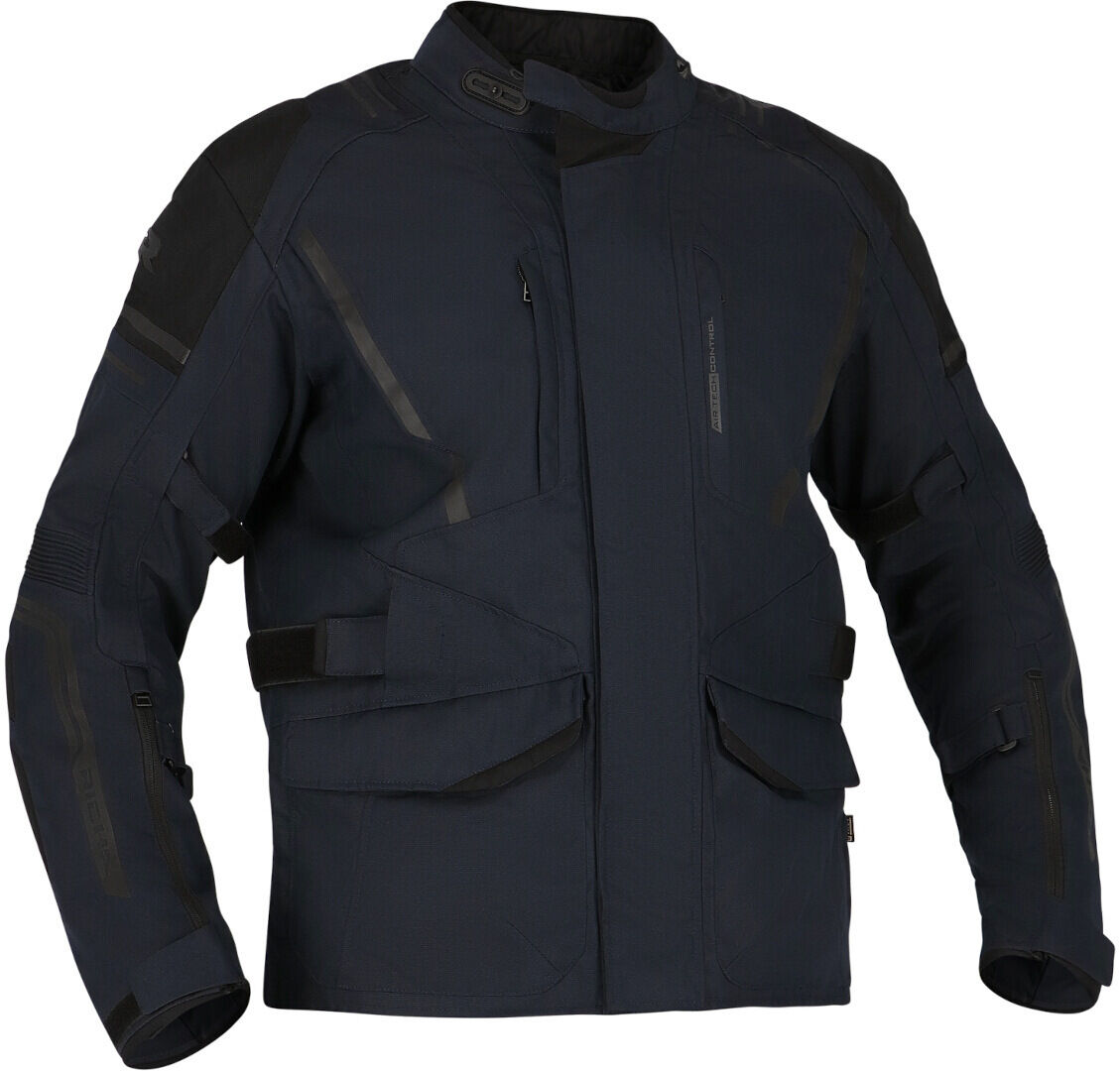 Richa Infinity 3 chaqueta textil impermeable para motocicletas - Negro Azul (L)