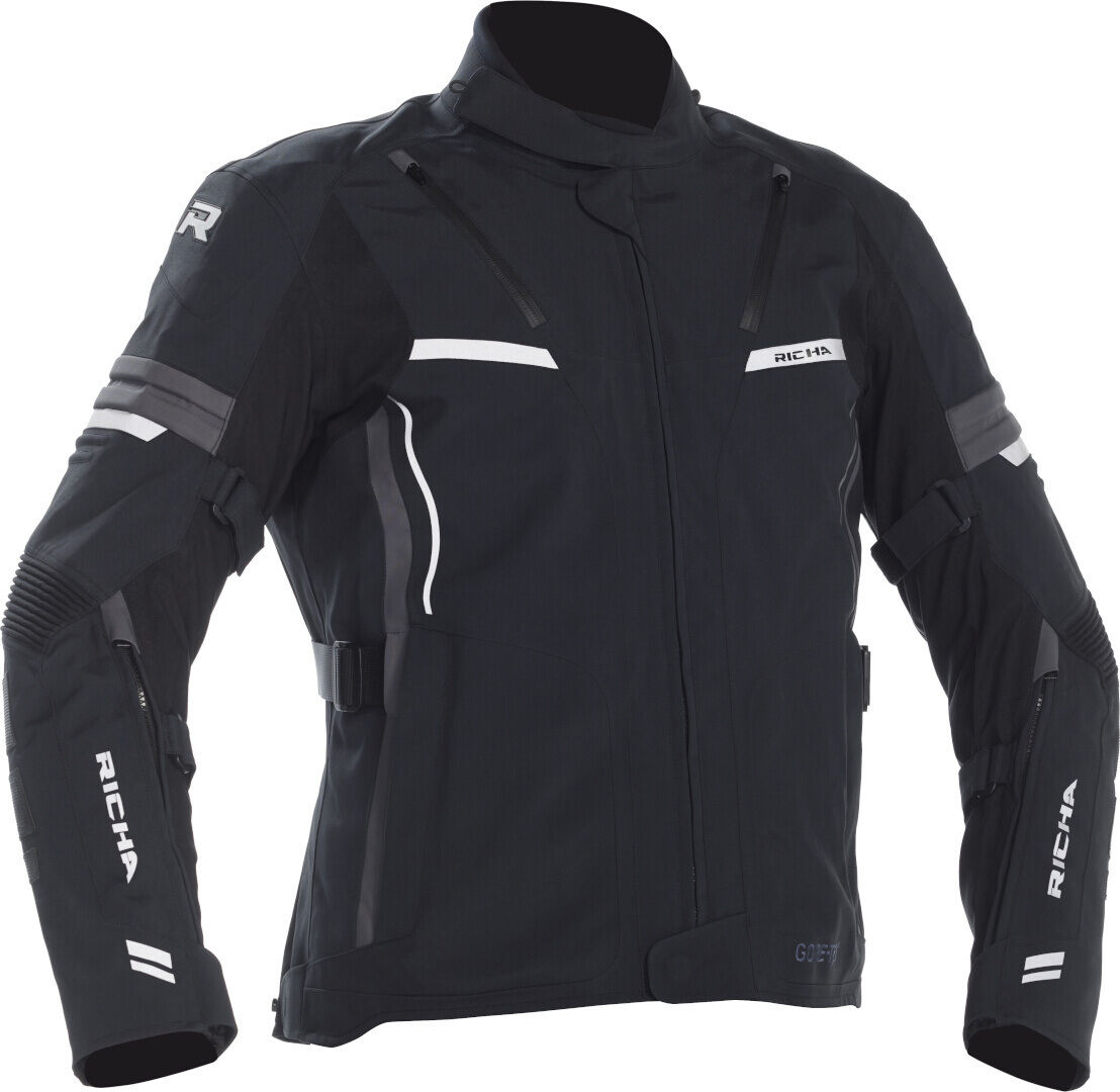 Richa Arc Gore-Tex chaqueta textil impermeable para motocicletas - Negro (L)