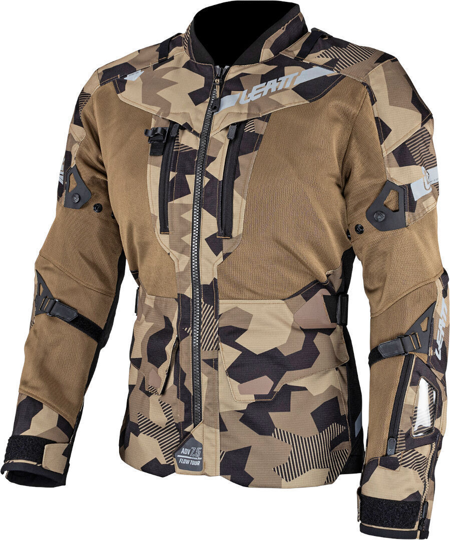 Leatt ADV FlowTour 7.5 chaqueta textil impermeable para motocicletas - Multicolor