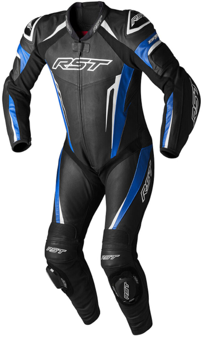 RST Tractech EVO 5 Traje de cuero de moto de una pieza - Negro Azul (L)