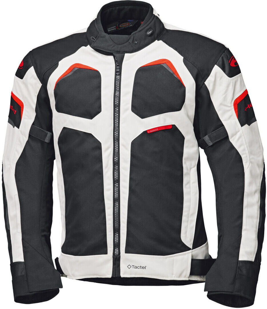 Held Manzano Top chaqueta textil impermeable para motocicletas - Negro Blanco Rojo (L)