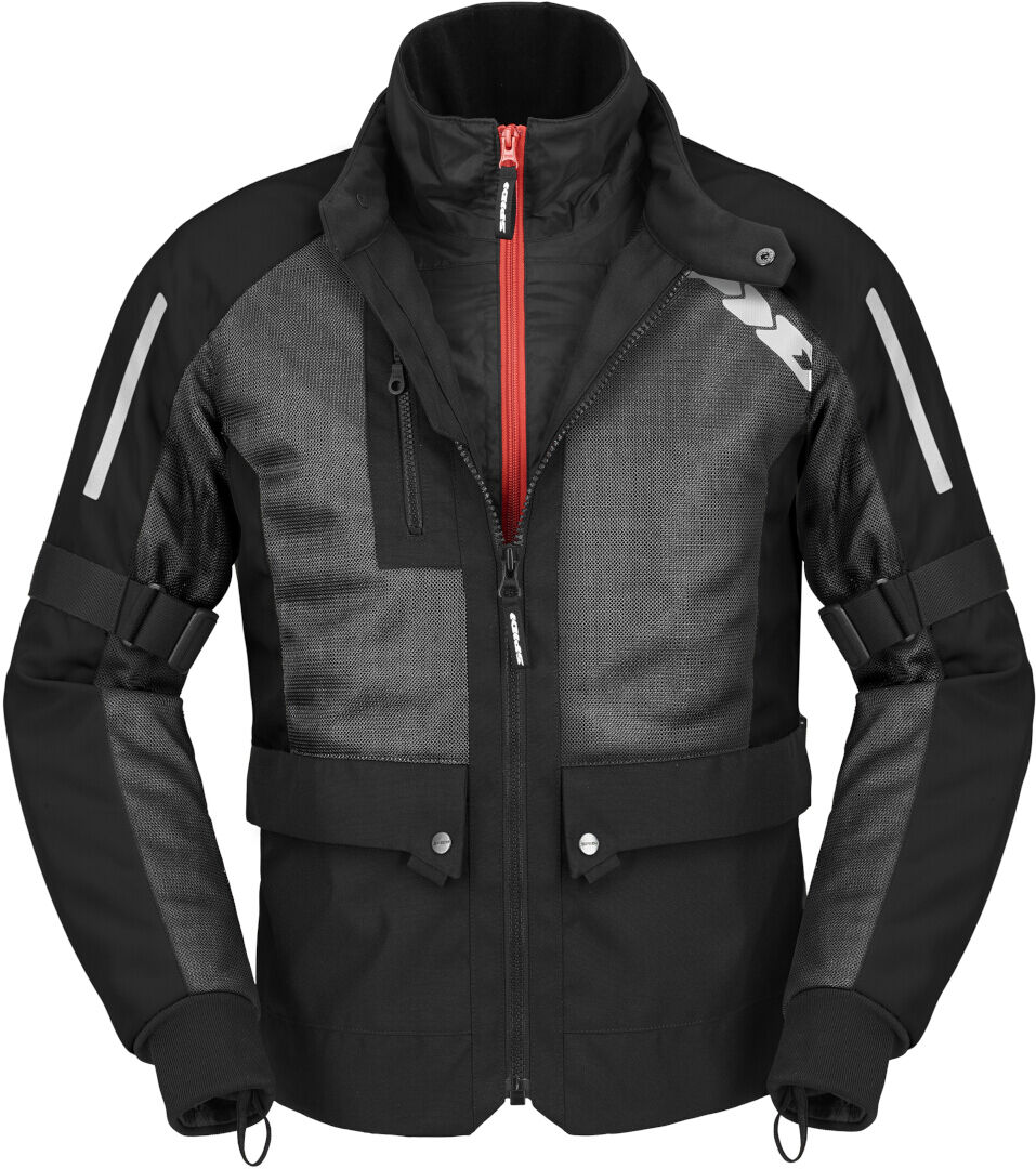 Spidi Net H2Out chaqueta textil impermeable para motocicletas - Negro (XL)