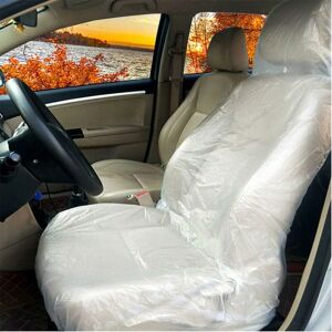 Fei Yu - 50 pcs Jetables Housse Siege Voiture Protection Siege Voiture, Imperméable Housse de Siege Voiture Jetables en Plastique pour Service de - Publicité