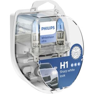 12258WVUSM Ampoule halogène WhiteVision Ultra H1 55 w 12 v - Philips - Publicité