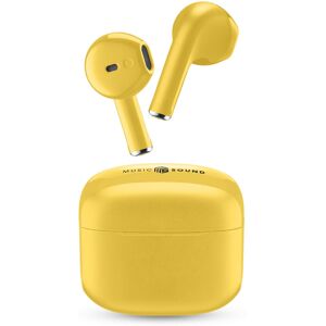 - Music Sound Swag Auricolari Wireless Earphones Bluetooth Giallo