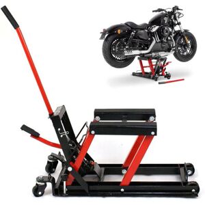 Gojoy - Cric de moto, pont élévateur de moto, 680 kg, pour garage, levage Jack Table sur ascenseur moto, tréteau de montage pour moto - Publicité
