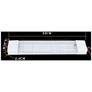 DEBUNS Fonepro 12V 72LED Lumières Intérieures 2 Packs, 12W LED Plafonnier Barre de Lumières de Toit, Éclairage Intérieur LED pour Voiture Camping-car Van - Publicité