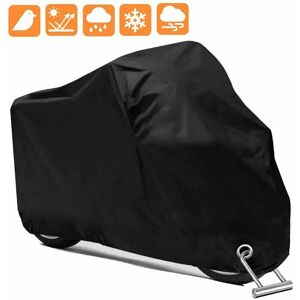 Housse de voiture Housse de moto 210D épais Tissu Oxford Housse de scooter Housse de véhicule électrique Protection solaire anti-pluie Anti-poussière Antigel 200 100 90 cm Noir 1 paquet - Publicité