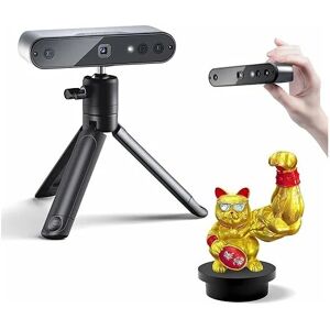 Inspire Scanner 3D pour Impression 3D, Modèle 3D Scanner Portable jusqu'à 18FPS Vitesse de Scan 0.2mm de Fidélité, Scan 3D Couleur Compatible avec Android/iOS/Mac/Win - Revopoint