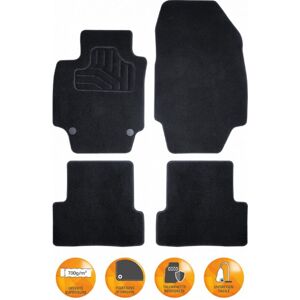 Tapis auto compatible avec Citroen C4-DS4 11-15 - Noir