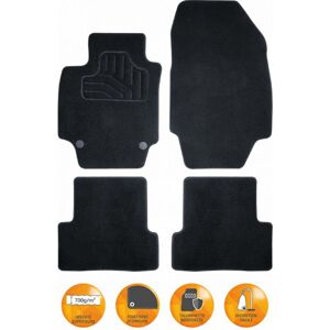 - Tapis auto compatible avec Dacia Duster ap18 - Noir