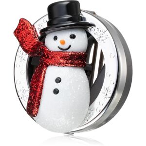 Glitter Snowman support de désodorisant pour voiture, sans recharge 1 pcs