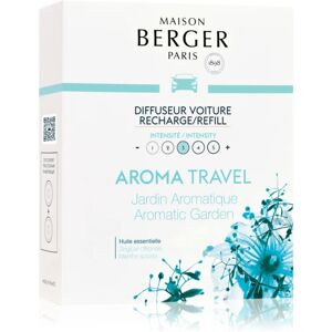 Maison Berger Paris Aroma Travel desodorisant voiture recharge Aromatic Garden 2x17 g