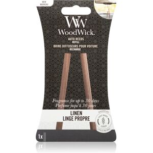 Woodwick Linen desodorisant voiture recharge 1 pcs