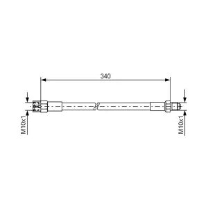 BOSCH Flexible de frein 3165143075487 - Publicité