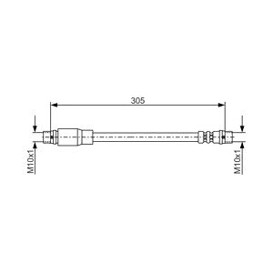 BOSCH Flexible de frein 3165144008828 - Publicité