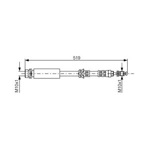 BOSCH Flexible de frein 3165143740590 - Publicité