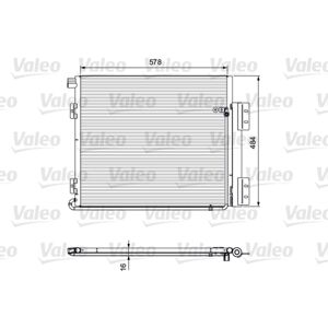 Condenseur, climatisation PIÈCE NEUVE VALEO 815060