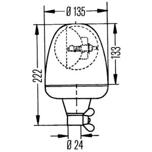 Gyrophare HELLA 2RL 006 846-011