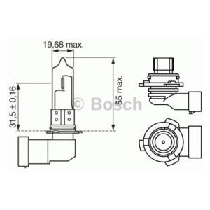 Ampoule, Projecteur Antibrouillard Bosch - Publicité