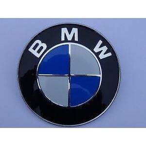 Emblème Logo Sigle Bmw Capot / Coffre 82mm Série 1/3/5/6/7/8/X/Z E36/E39/E46/E90/E91/X5 - Publicité