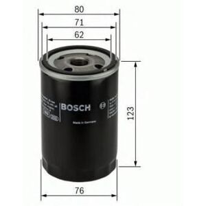 Bosch Filtre A Huile 0451103258 - Publicité