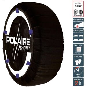 Chaussette Chaine Neige Textile Pneu 235/60r13 Haute Résistance