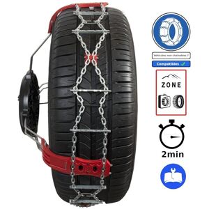 CHAÎNES À NEIGE POUR VOITURE KONIG K-SUMMIT GROUPE K22 TAILLE 195/55 R16 -  Autoparts-RdC