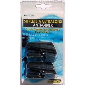  SAVITA 4pcs Sifflets de Cerf, Sifflet à Ultrason Sifflet à  Ultrasons Anti Gibier Sifflet Ultra Puissant Sifflet Ultrason Voiture pour  Véhicules Motos (Noir)