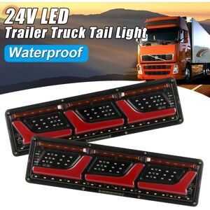 2 x 12V feu arrière de remorque de Camion 19 LED feu Stop étanche  Clignotants inversés