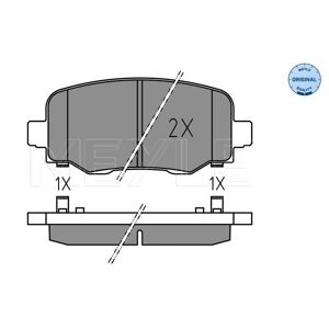 Brake pads 025 257 3318