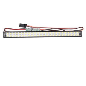 Barre lumineuse LED pour voiture télécommandée, avec support en forme de L, phare de toit en métal, 147mm/5,8 pouces - Publicité