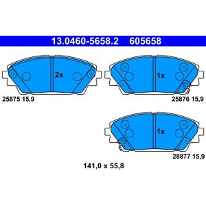 ATE brake pads 13.0460-5658.2 - Publicité