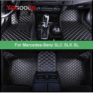 YOGOOGE tapis de sol de voiture personnalisé pour mercedes-benz SL SLC SLK 180 200 250 260 300 350 400 450 500 550 accessoires de pied automatique - Publicité