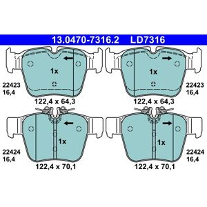 ATE brake pads 13.0470-7316.2 - Publicité