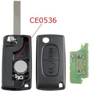 MISTER KEY Clé télécommande CITROEN C2 C3 berlingo jumpy 207 307 vierge ID46 433 mhZ - Publicité