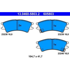 ATE brake pads 13.0460-5803.2 - Publicité