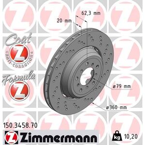 Brake disc 150.3458.70