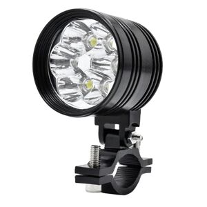 TOMTOP 1 pièces Super lumineux blanc moto 60W LED projecteur phare étanche Spot tête lampe conduite antibrouillard 6000K - Publicité